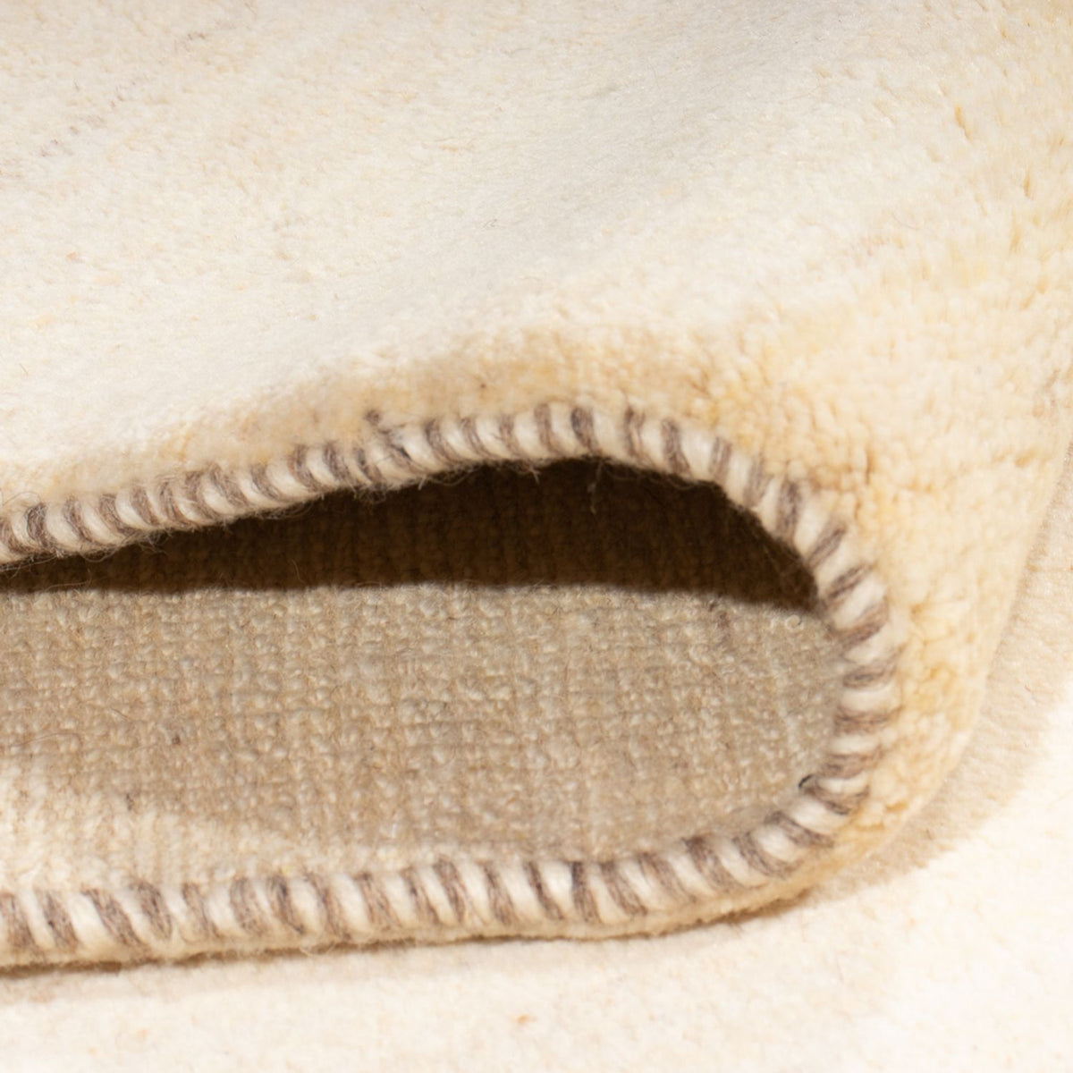 Gabbeh-tæppe - Persisk - 237 x 165 cm - lys beige