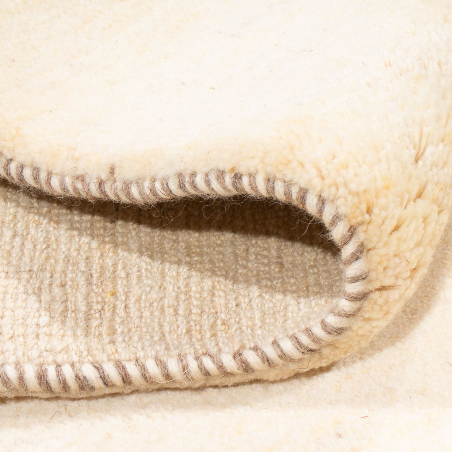 Gabbeh-tæppe - Persisk - 234 x 173 cm - lys beige