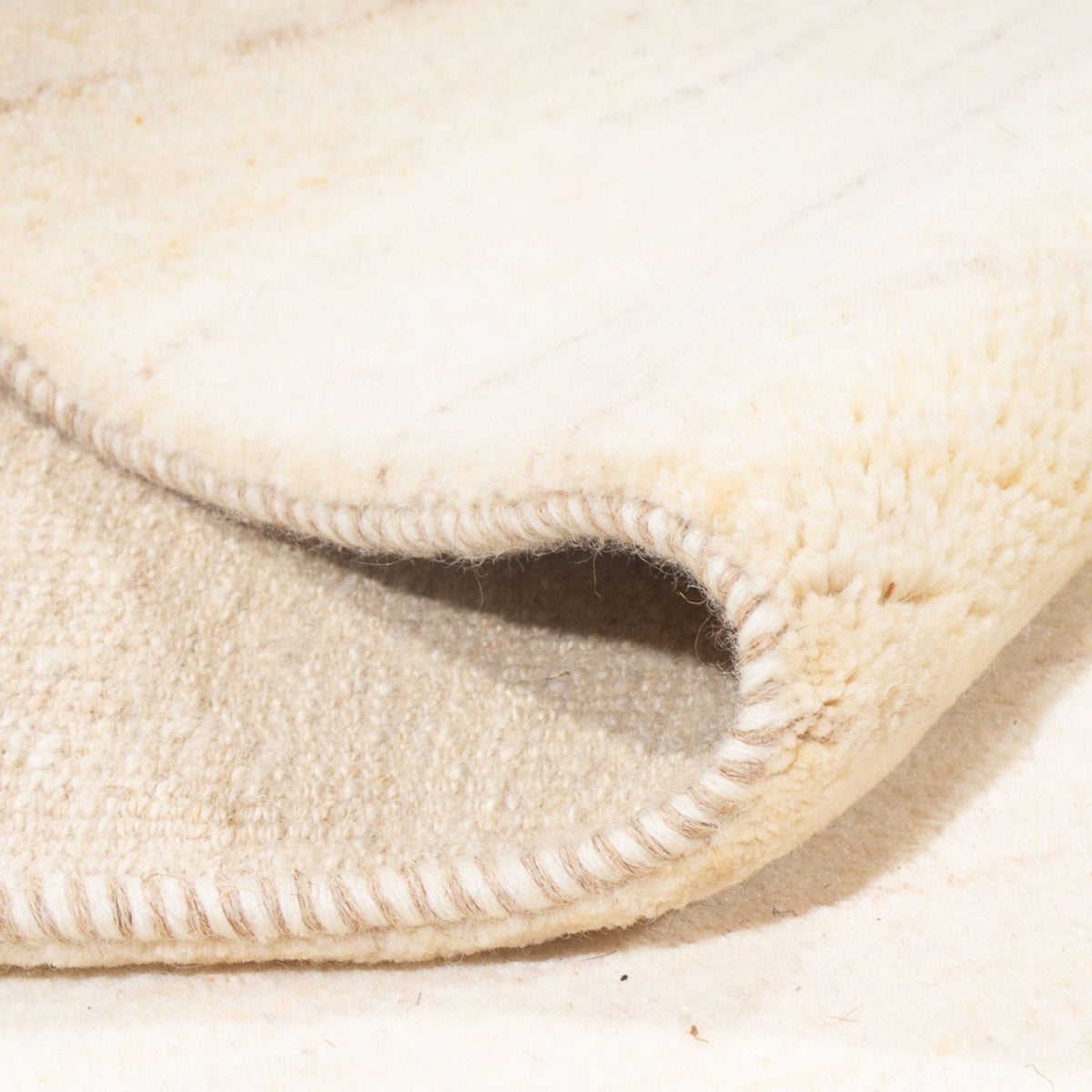 Gabbeh-tæppe - Persisk - 244 x 200 cm - hvid