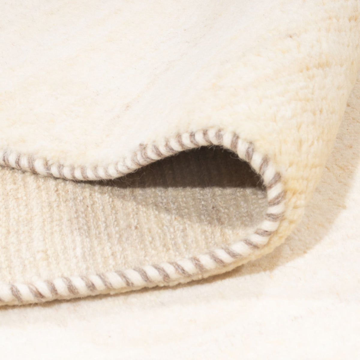 Gabbeh-tæppe - Persisk - 244 x 185 cm - hvid