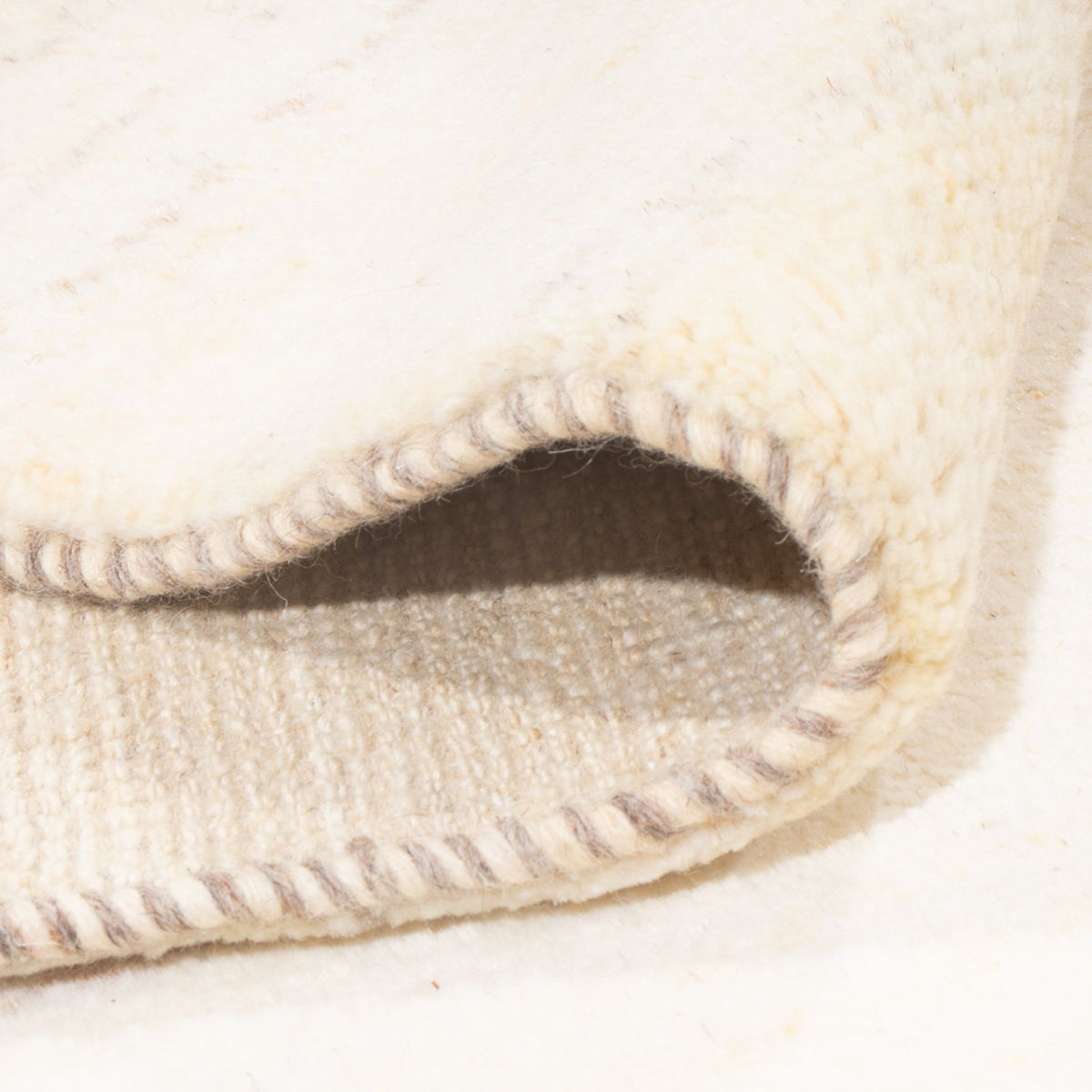 Gabbeh-tæppe - Persisk - 248 x 192 cm - hvid