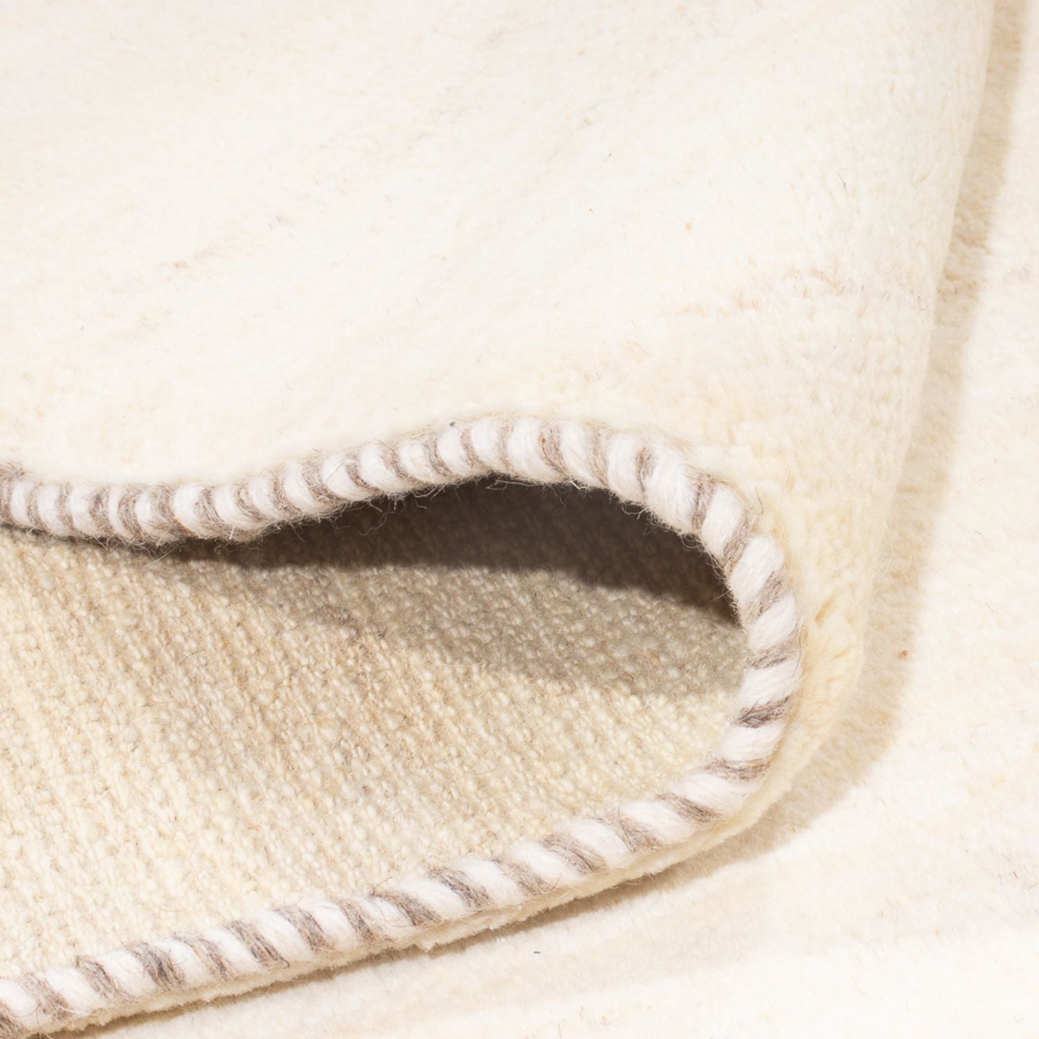 Gabbeh-tæppe - Persisk - 250 x 191 cm - lys beige