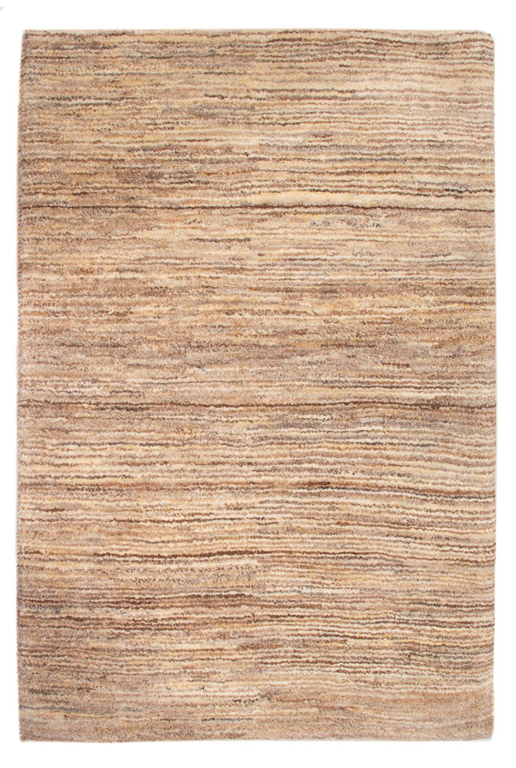 Gabbeh-tæppe - Persisk - 98 x 66 cm - mørk beige