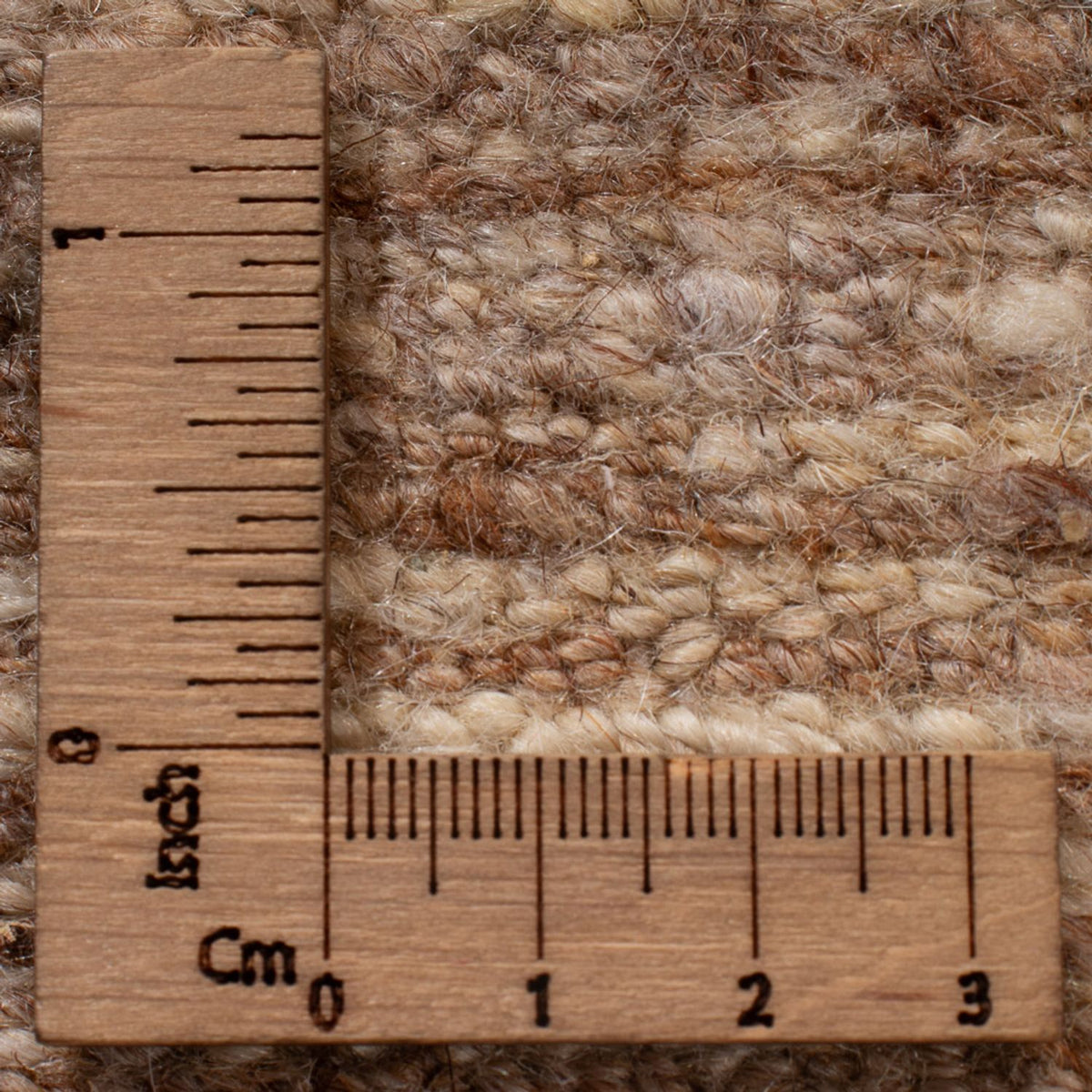 Gabbeh-tæppe - Persisk - 98 x 66 cm - mørk beige