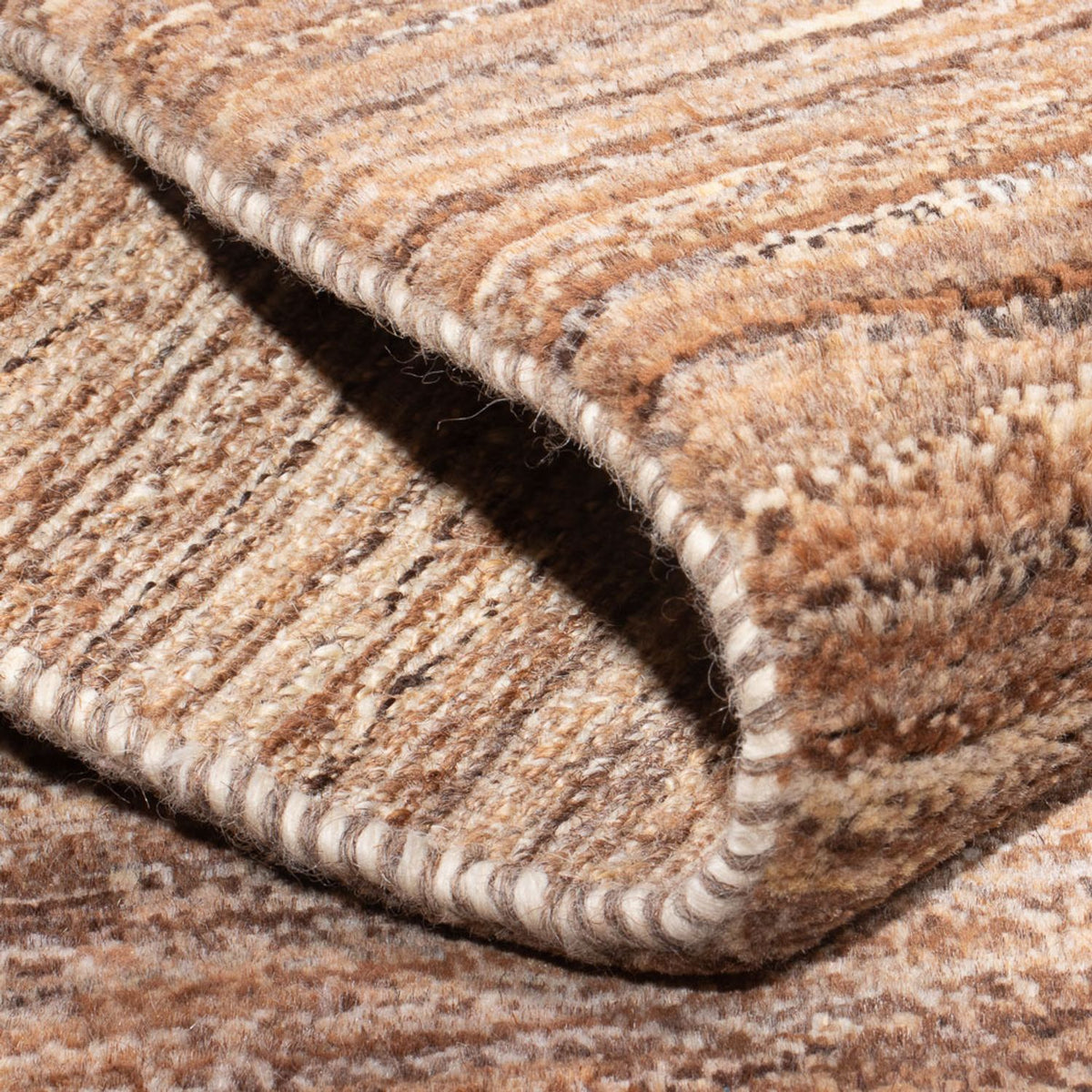 Gabbeh-tæppe - Persisk - 93 x 55 cm - brun