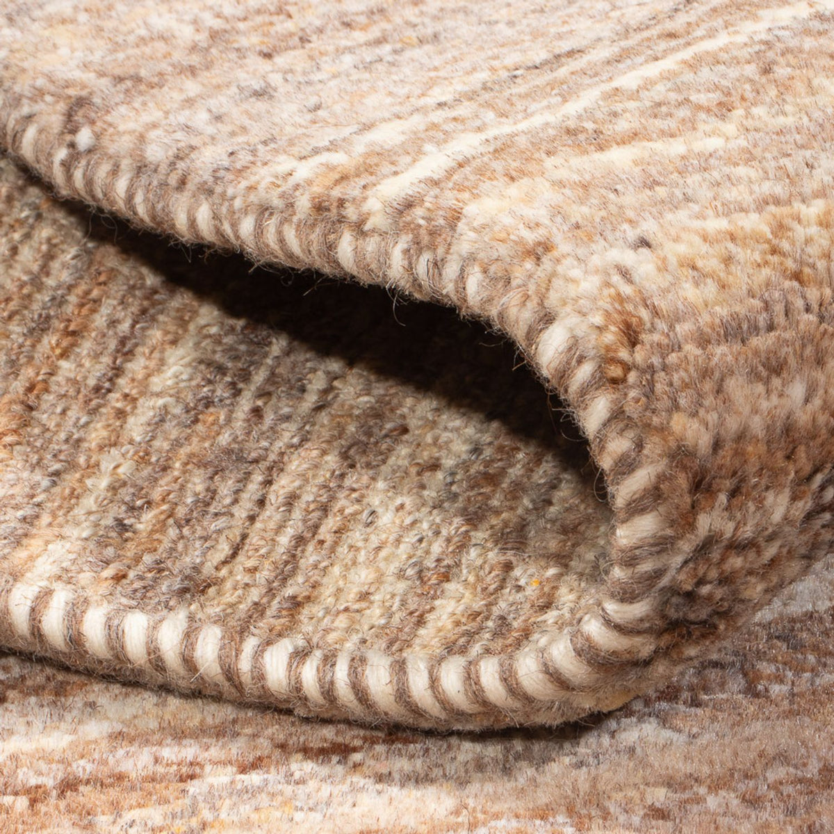 Gabbeh-tæppe - Persisk - 96 x 60 cm - lys brun