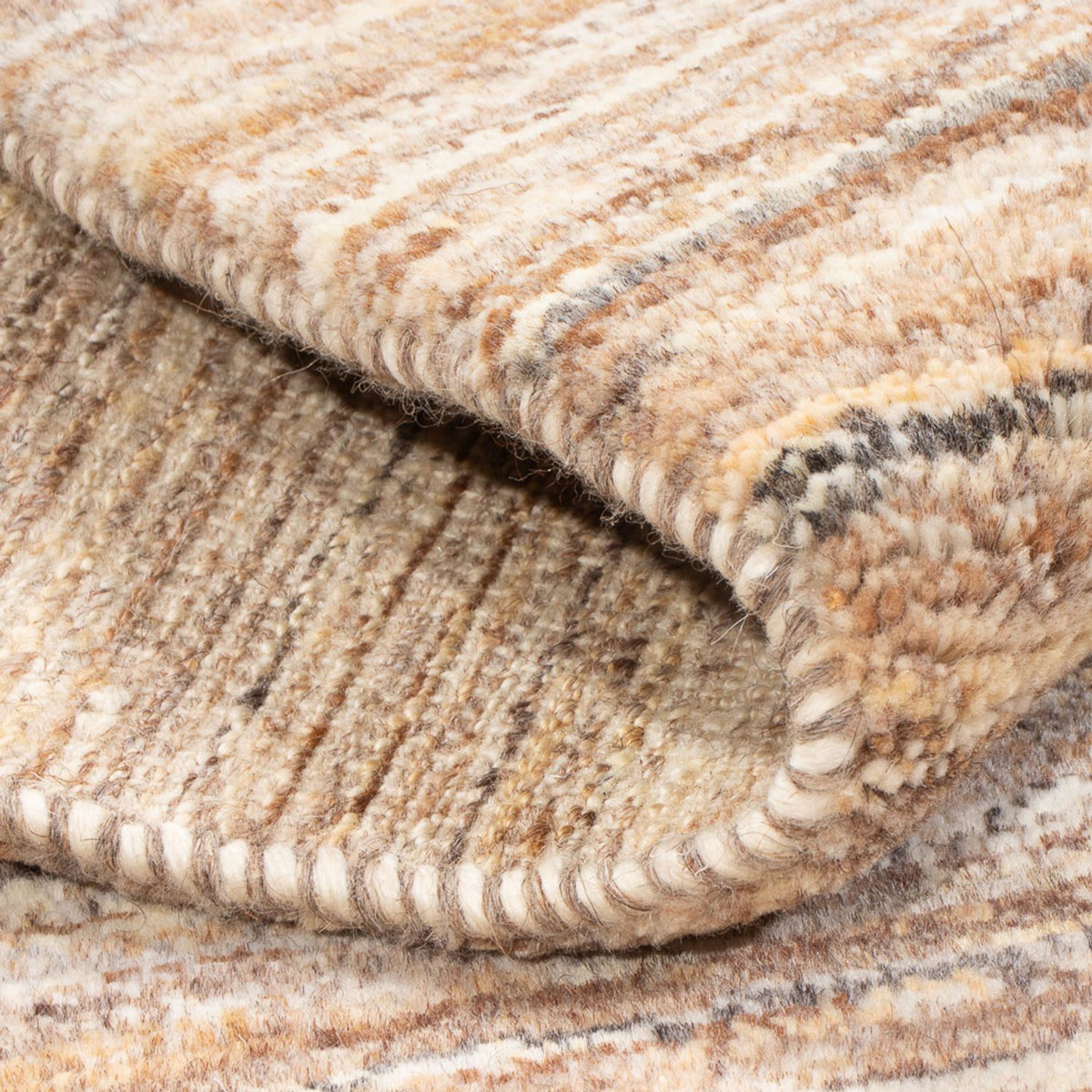 Gabbeh-tæppe - Persisk - 92 x 60 cm - lys brun