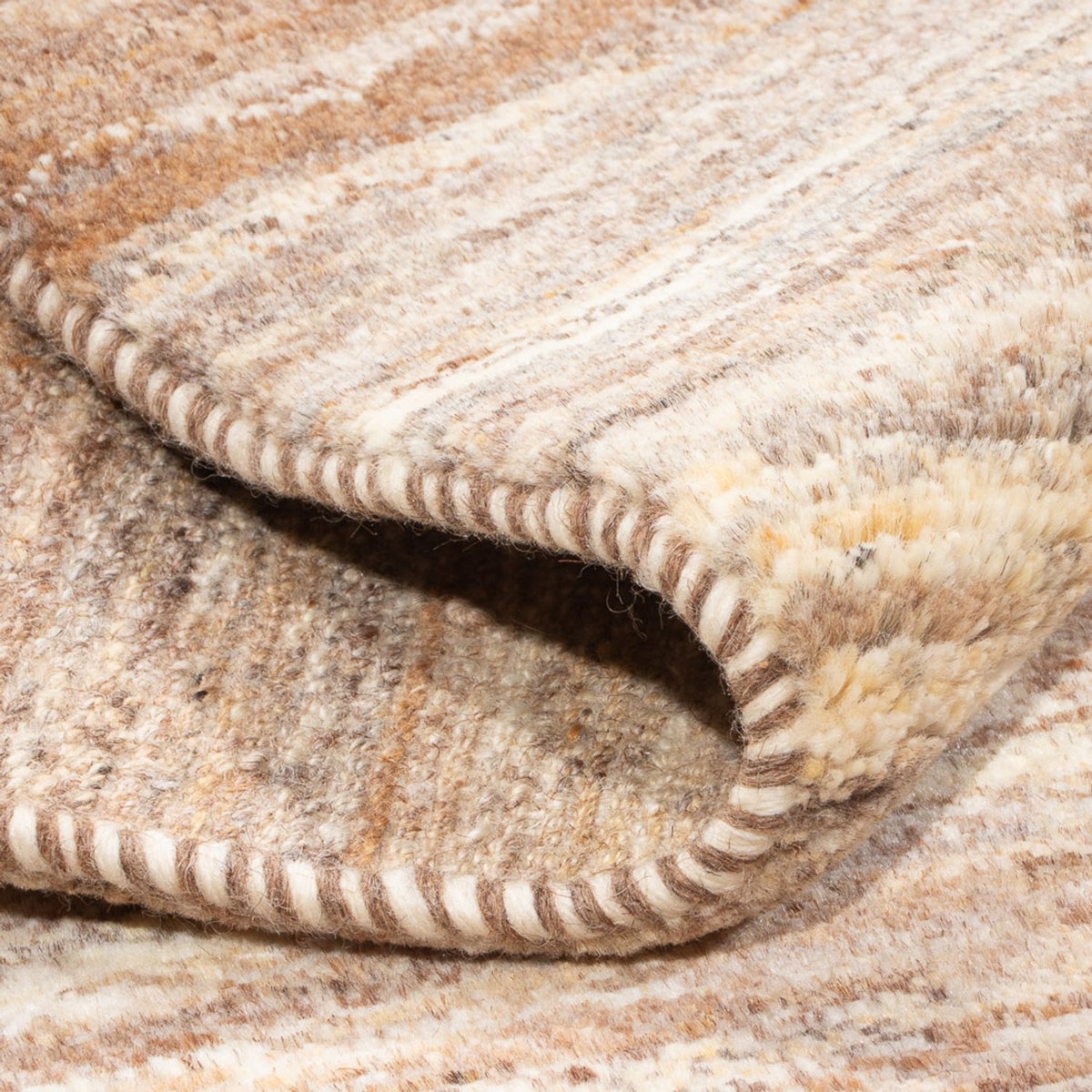 Gabbeh-tæppe - Persisk - 96 x 61 cm - lys brun