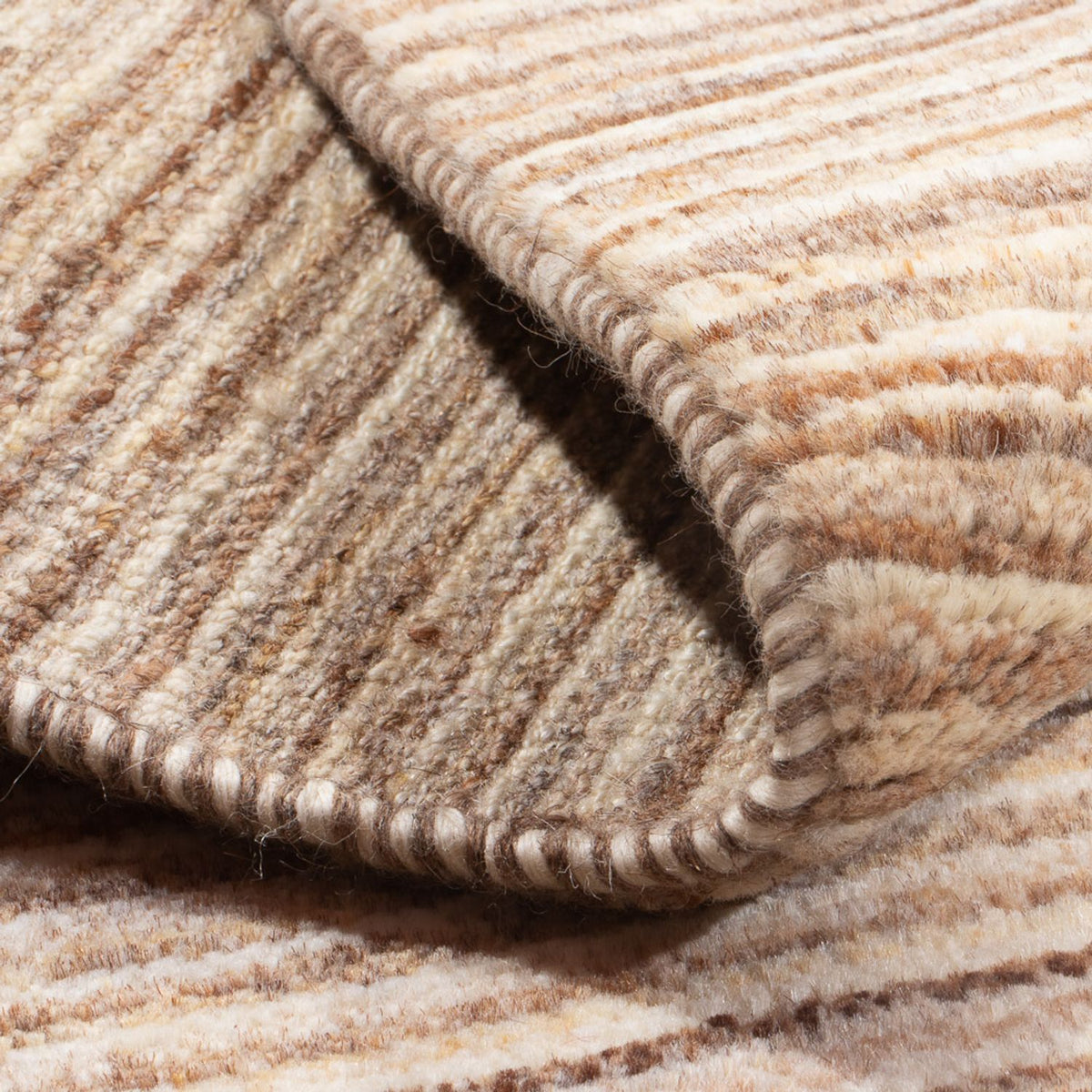 Gabbeh-tæppe - Persisk - 92 x 61 cm - lys beige