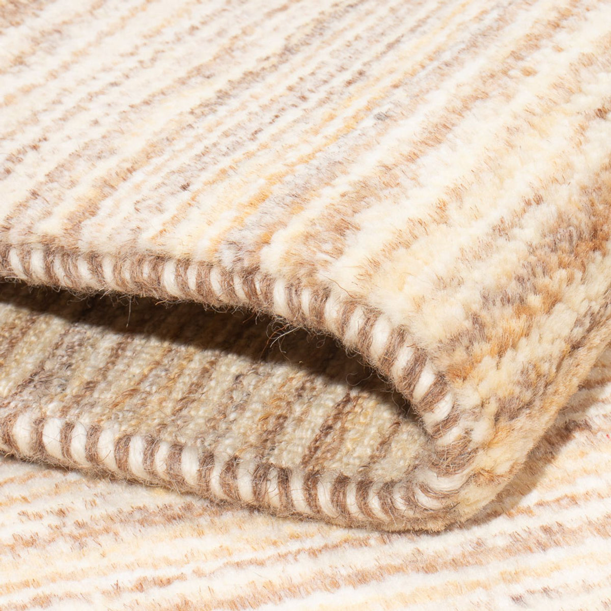 Gabbeh-tæppe - Persisk - 102 x 62 cm - lys beige