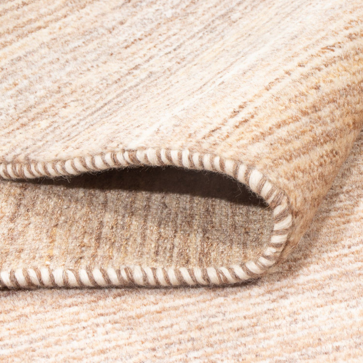 Gabbeh-tæppe - Persisk - 152 x 100 cm - mørk beige