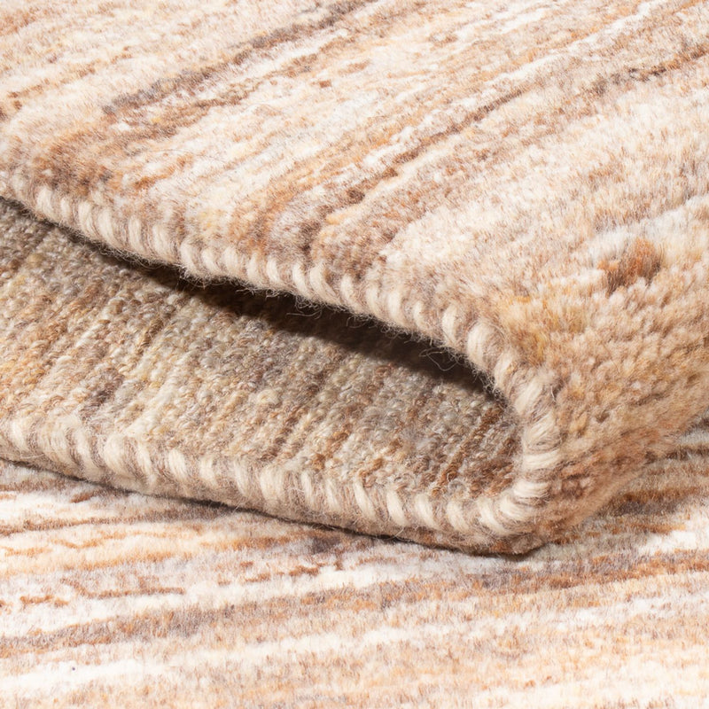 Gabbeh-tæppe - Persisk - 145 x 98 cm - mørk beige