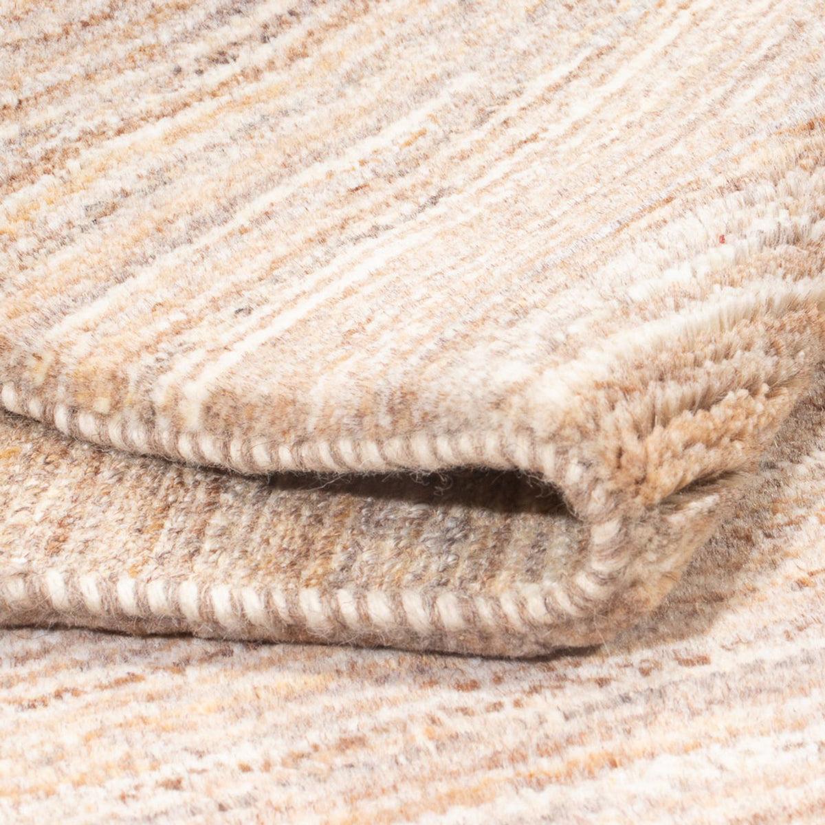Gabbeh-tæppe - Persisk - 150 x 96 cm - mørk beige