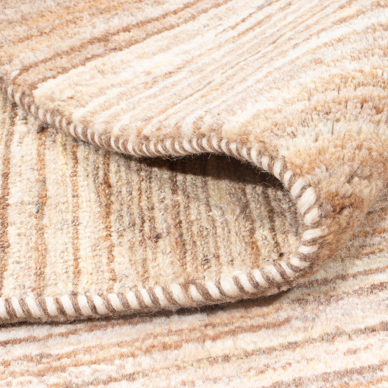 Gabbeh-tæppe - Persisk - 145 x 104 cm - mørk beige