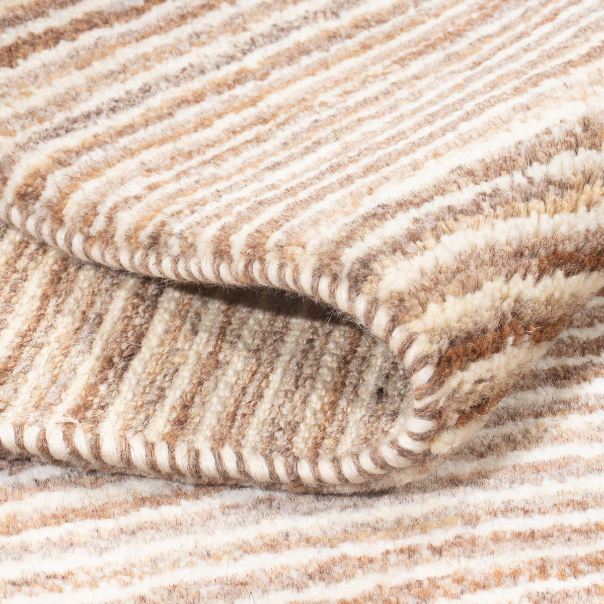 Gabbeh-tæppe - Persisk - 145 x 102 cm - mørk beige