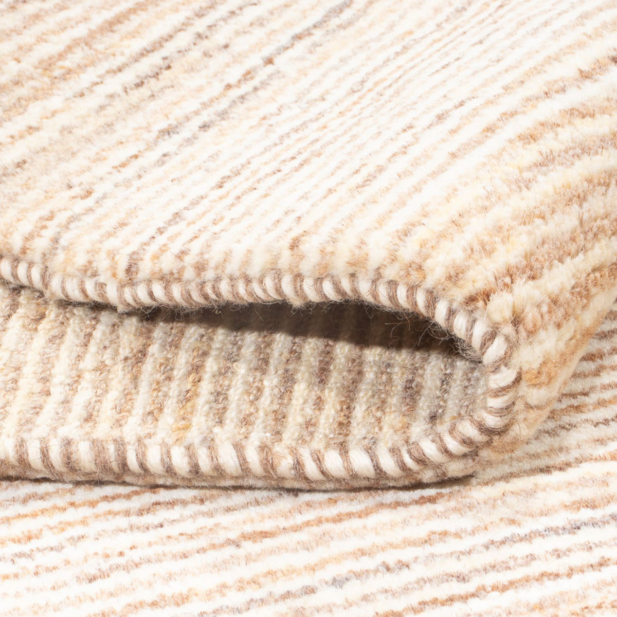 Gabbeh-tæppe - Persisk - 148 x 102 cm - mørk beige