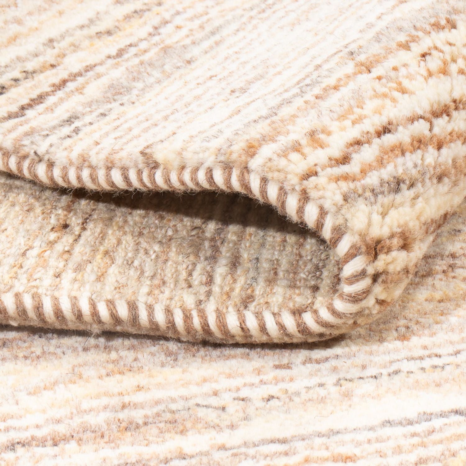 Gabbeh-tæppe - Persisk - 146 x 97 cm - mørk beige
