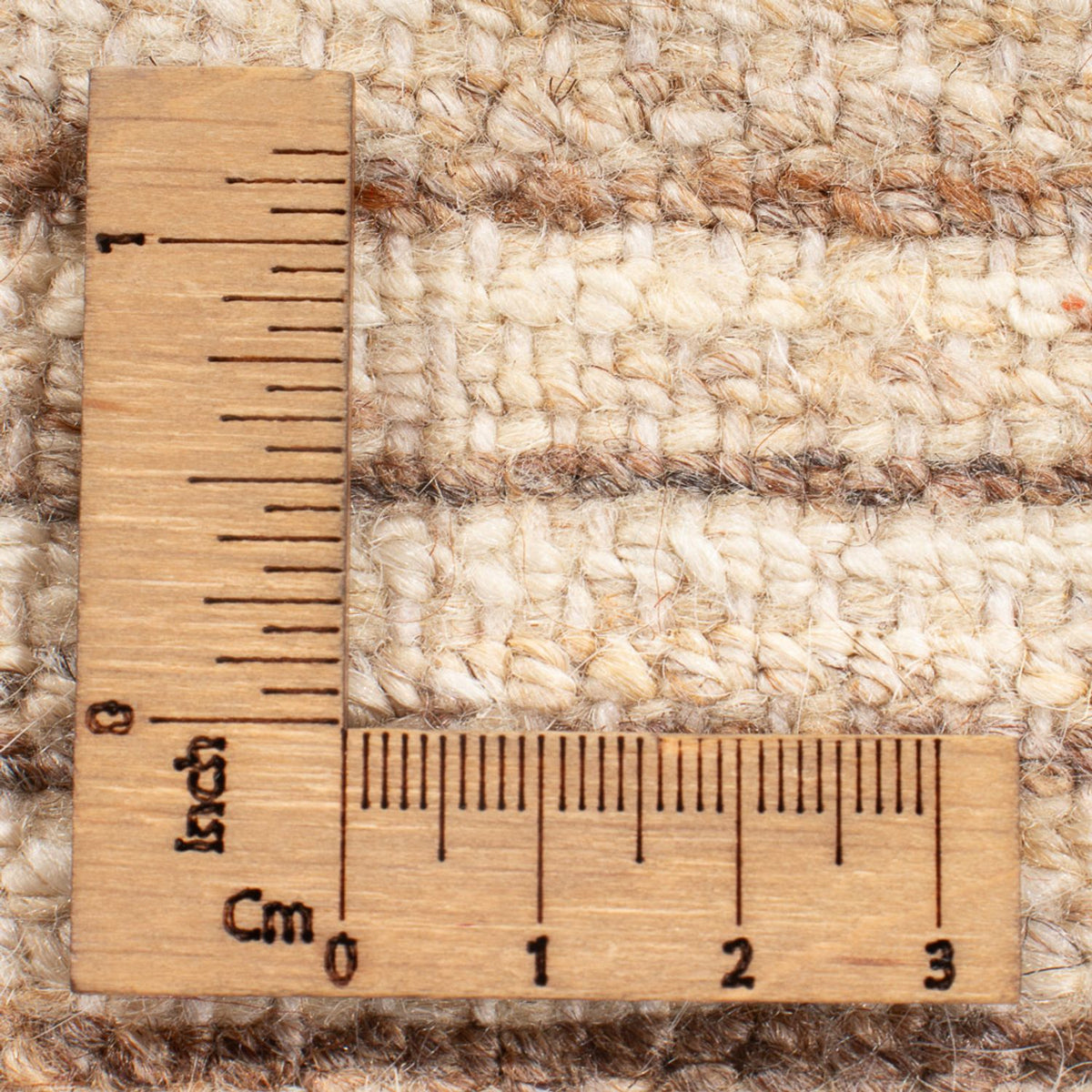 Gabbeh-tæppe - Persisk - 140 x 105 cm - mørk beige