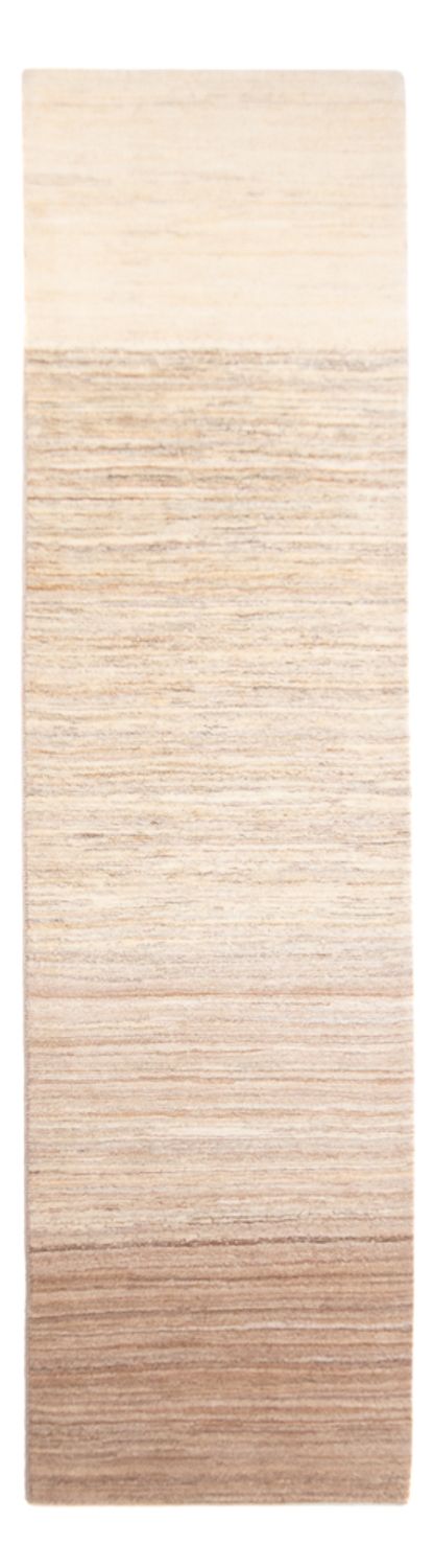 Løber Gabbeh-tæppe - Persisk - 334 x 87 cm - natur