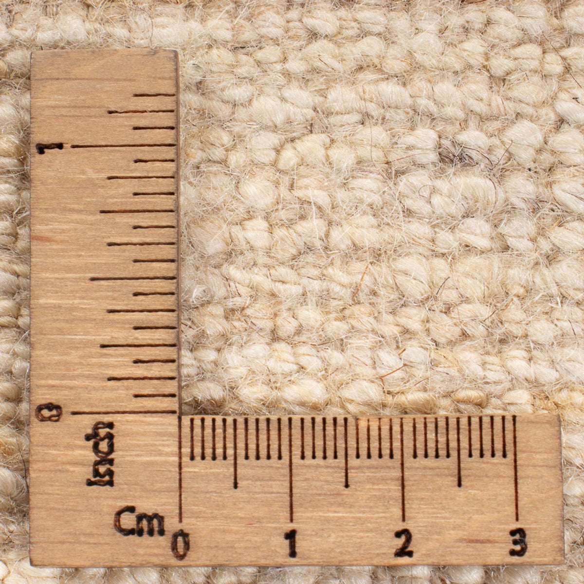 Gabbeh-tæppe - Persisk - 196 x 151 cm - lys beige