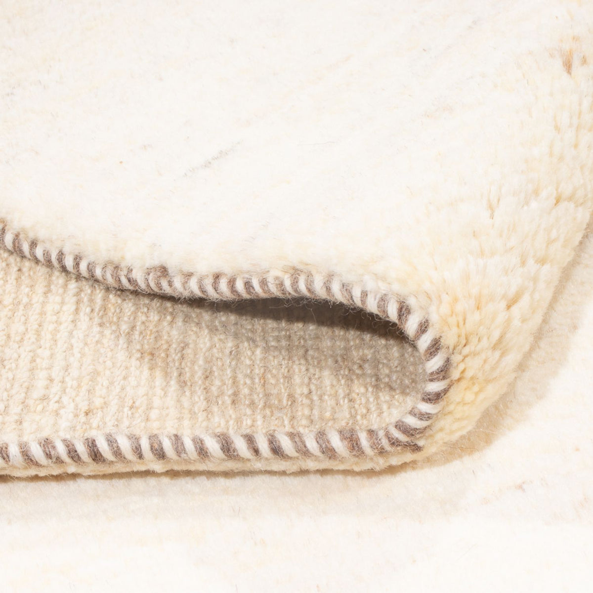 Gabbeh-tæppe - Persisk - 197 x 145 cm - hvid