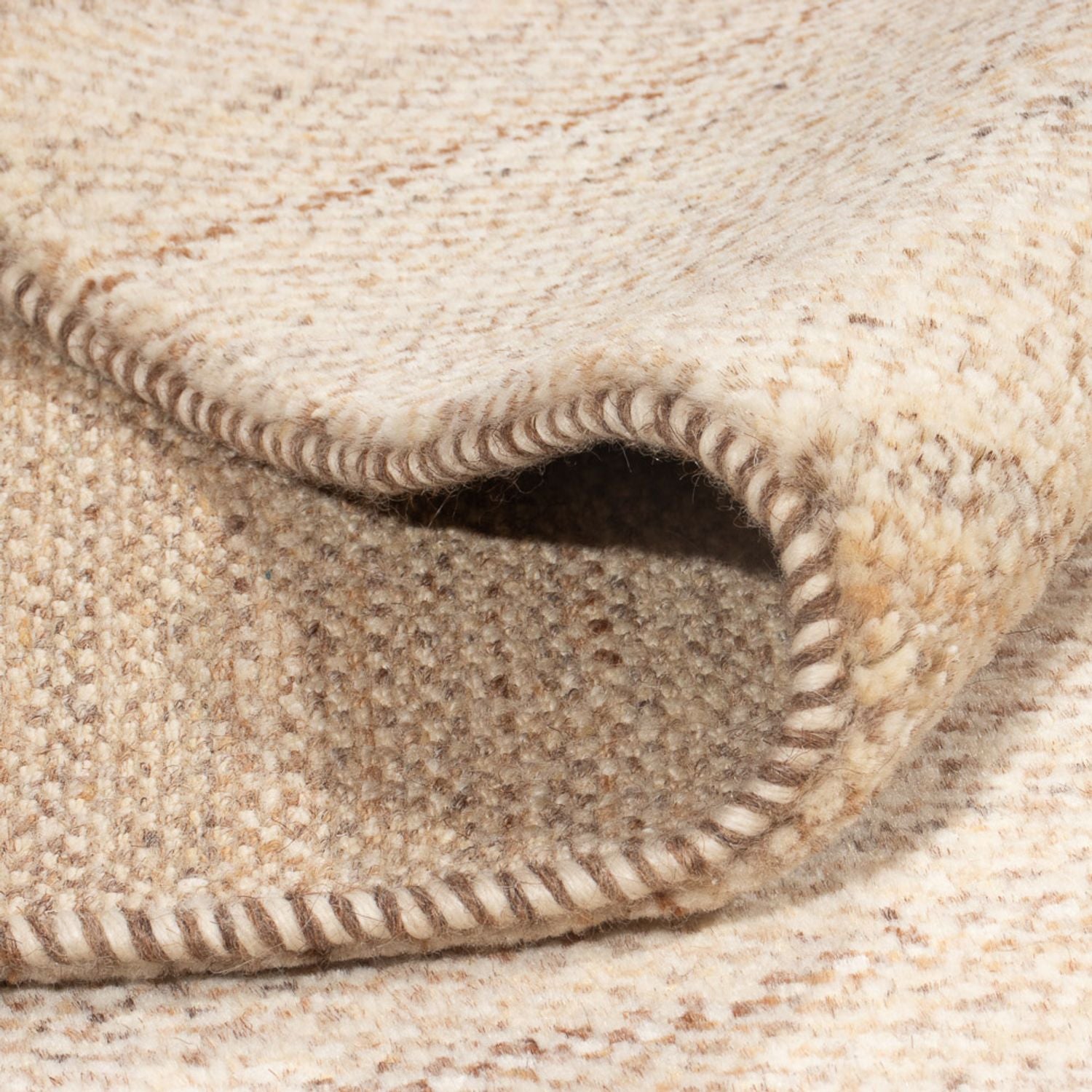 Gabbeh-tæppe - Persisk - 235 x 177 cm - lys beige