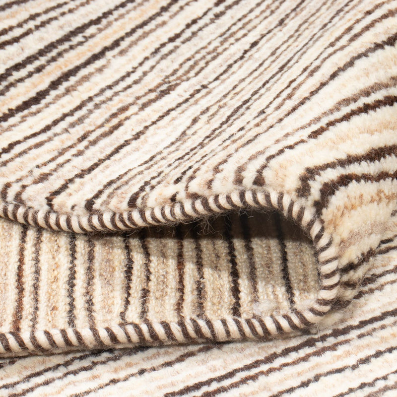 Gabbeh-tæppe - Persisk - 242 x 162 cm - mørk beige