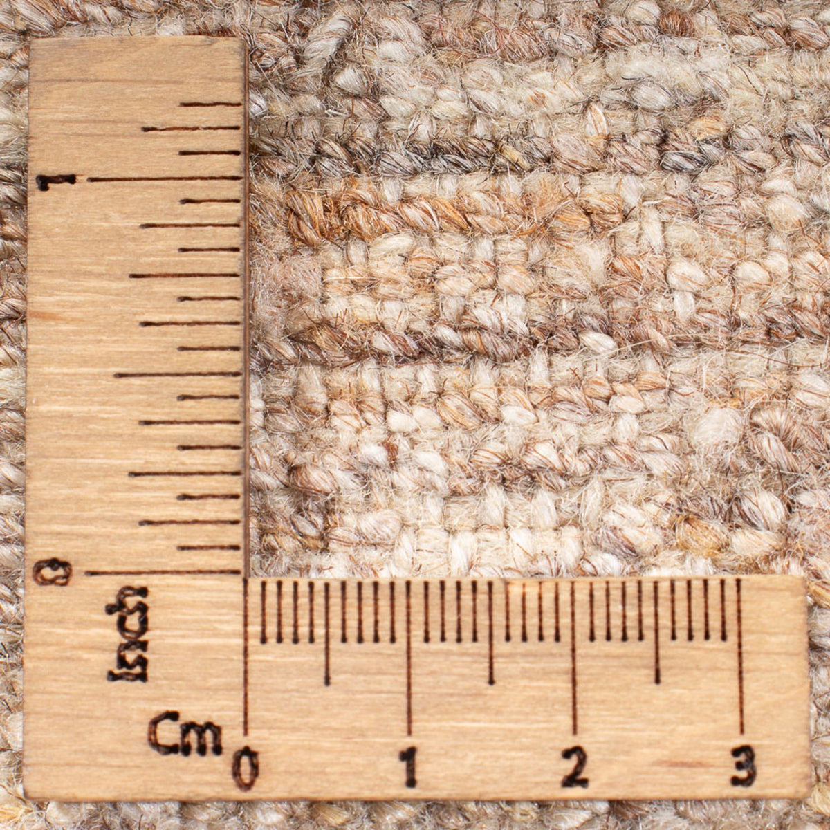 Gabbeh-tæppe - Persisk - 184 x 148 cm - mørk beige