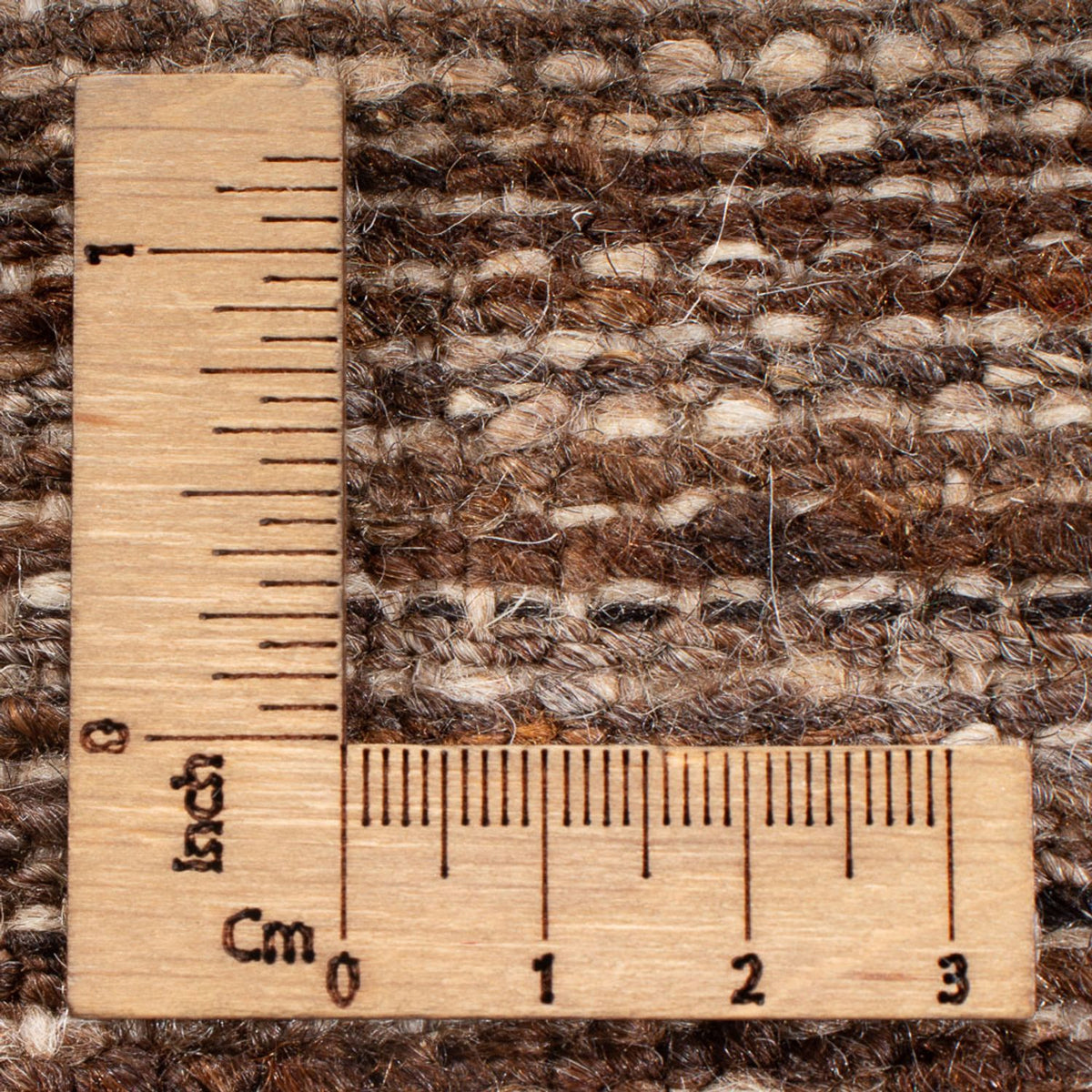 Gabbeh-tæppe - Persisk - 192 x 158 cm - mørkebrun