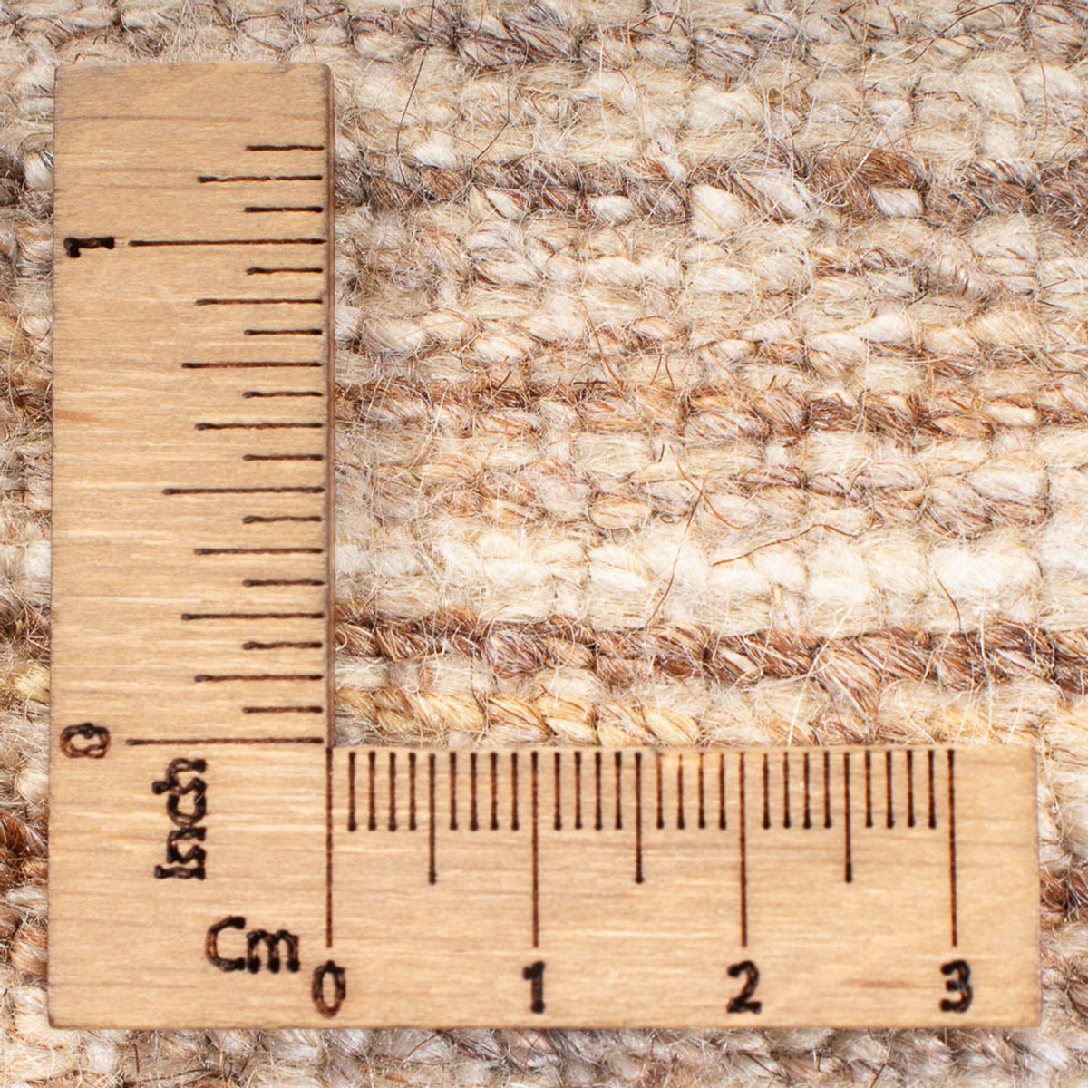 Gabbeh-tæppe - Persisk - 198 x 146 cm - mørk beige