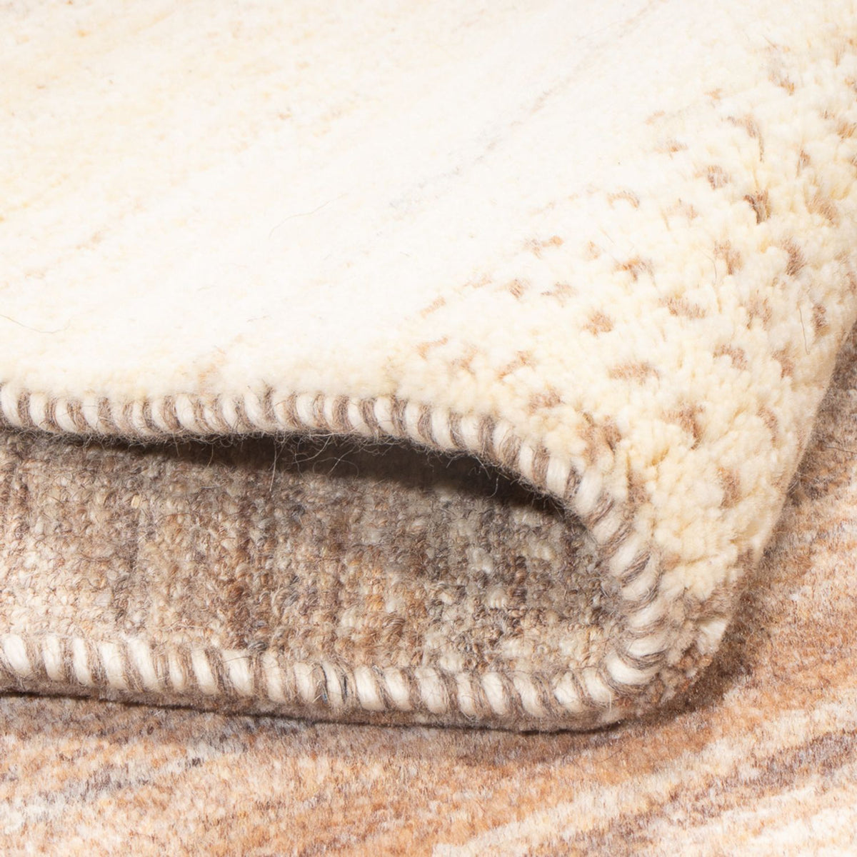 Løber Gabbeh-tæppe - Persisk - 339 x 80 cm - natur