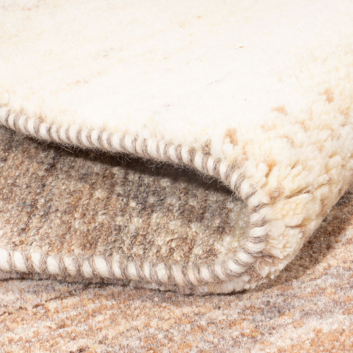 Løber Gabbeh-tæppe - Persisk - 339 x 80 cm - natur