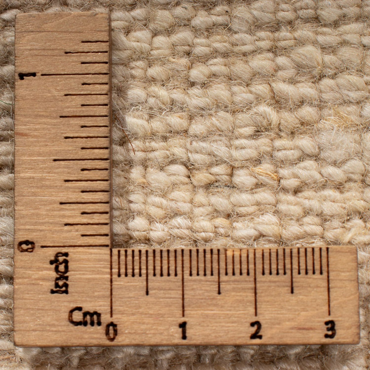 Gabbeh-tæppe - Persisk - 247 x 178 cm - naturlig hvid