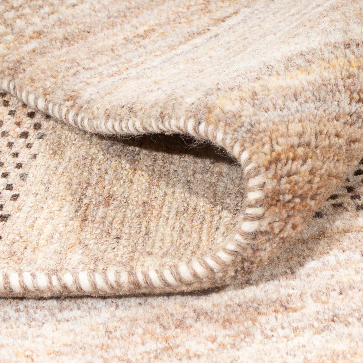 Gabbeh-tæppe - Persisk - 200 x 158 cm - flerfarvet