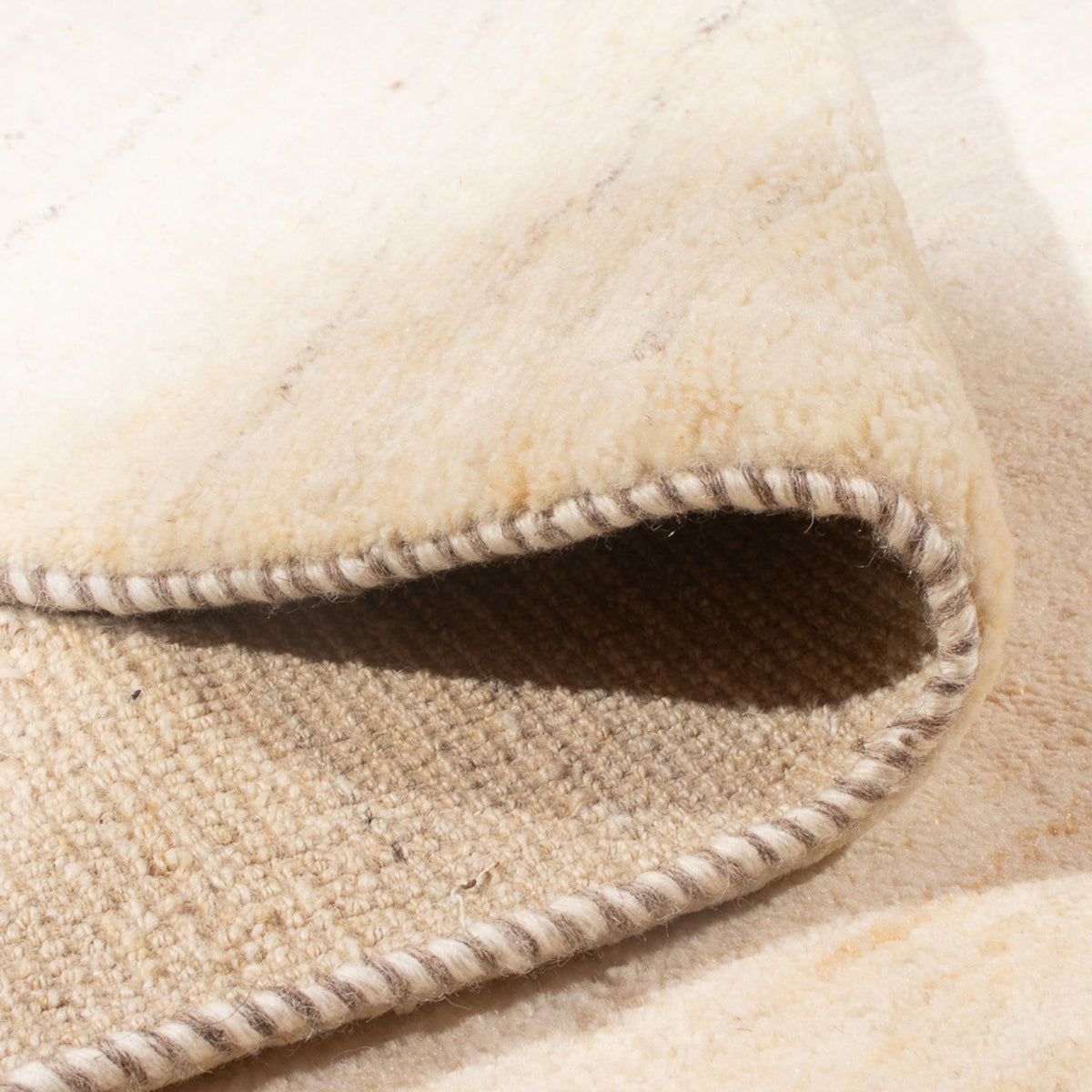 Gabbeh-tæppe - Persisk - 300 x 222 cm - lys beige