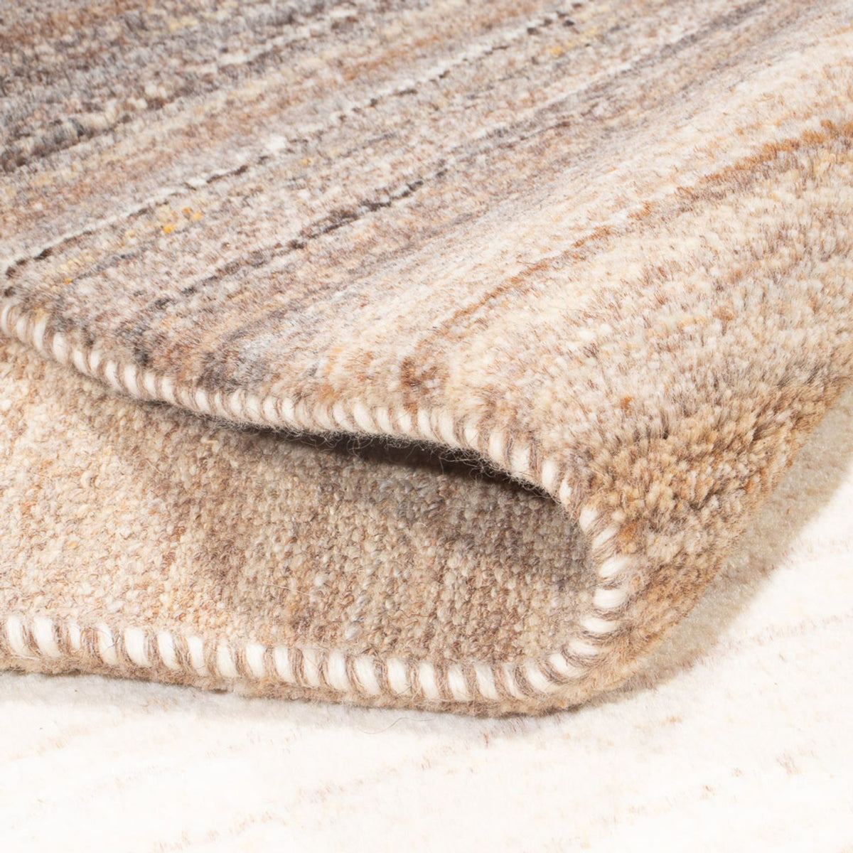 Løber Gabbeh-tæppe - Persisk - 296 x 78 cm - natur