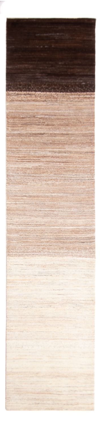 Løber Gabbeh-tæppe - Persisk - 342 x 78 cm - natur
