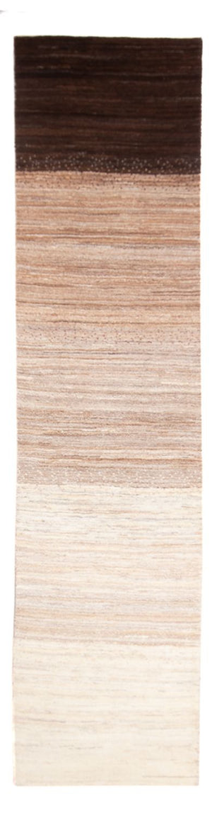 Løber Gabbeh-tæppe - Persisk - 340 x 78 cm - natur