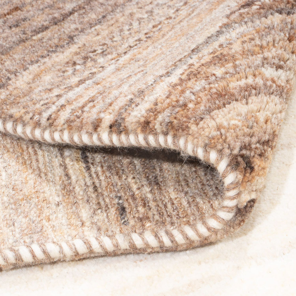 Løber Gabbeh-tæppe - Persisk - 247 x 87 cm - natur