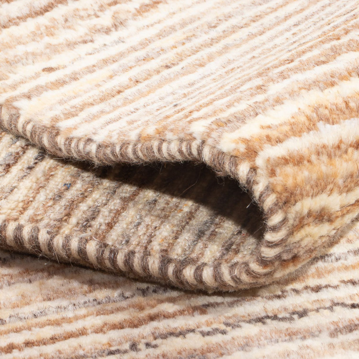 Gabbeh-tæppe - Persisk - 92 x 60 cm - lys beige