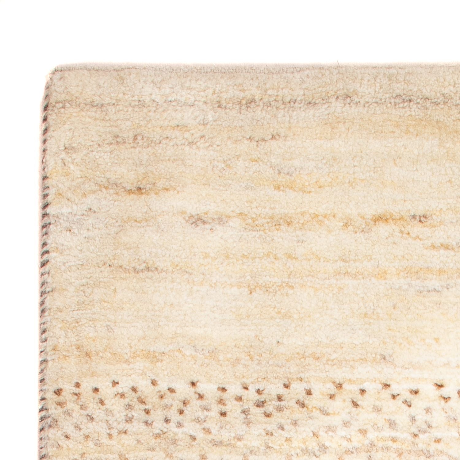 Gabbeh-tæppe - Persisk - 97 x 59 cm - lys beige