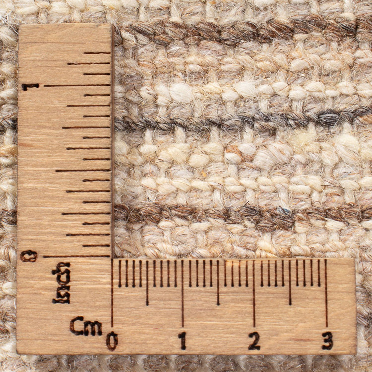 Gabbeh-tæppe - Persisk - 93 x 62 cm - lys beige