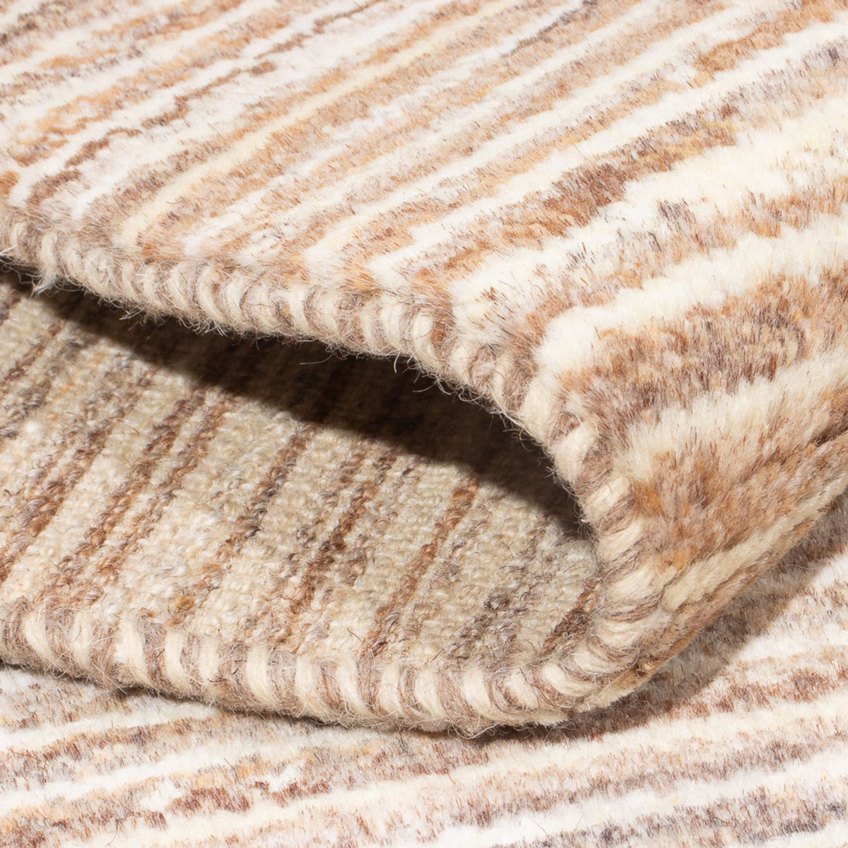 Gabbeh-tæppe - Persisk - 92 x 57 cm - lys beige