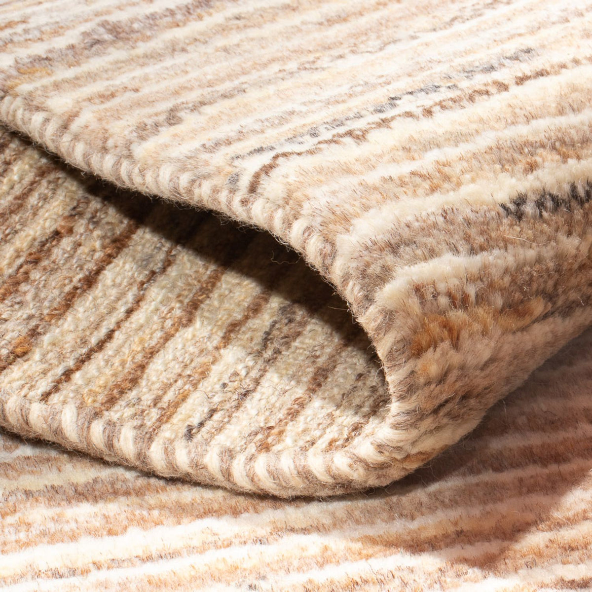 Gabbeh-tæppe - Persisk - 93 x 57 cm - lys beige