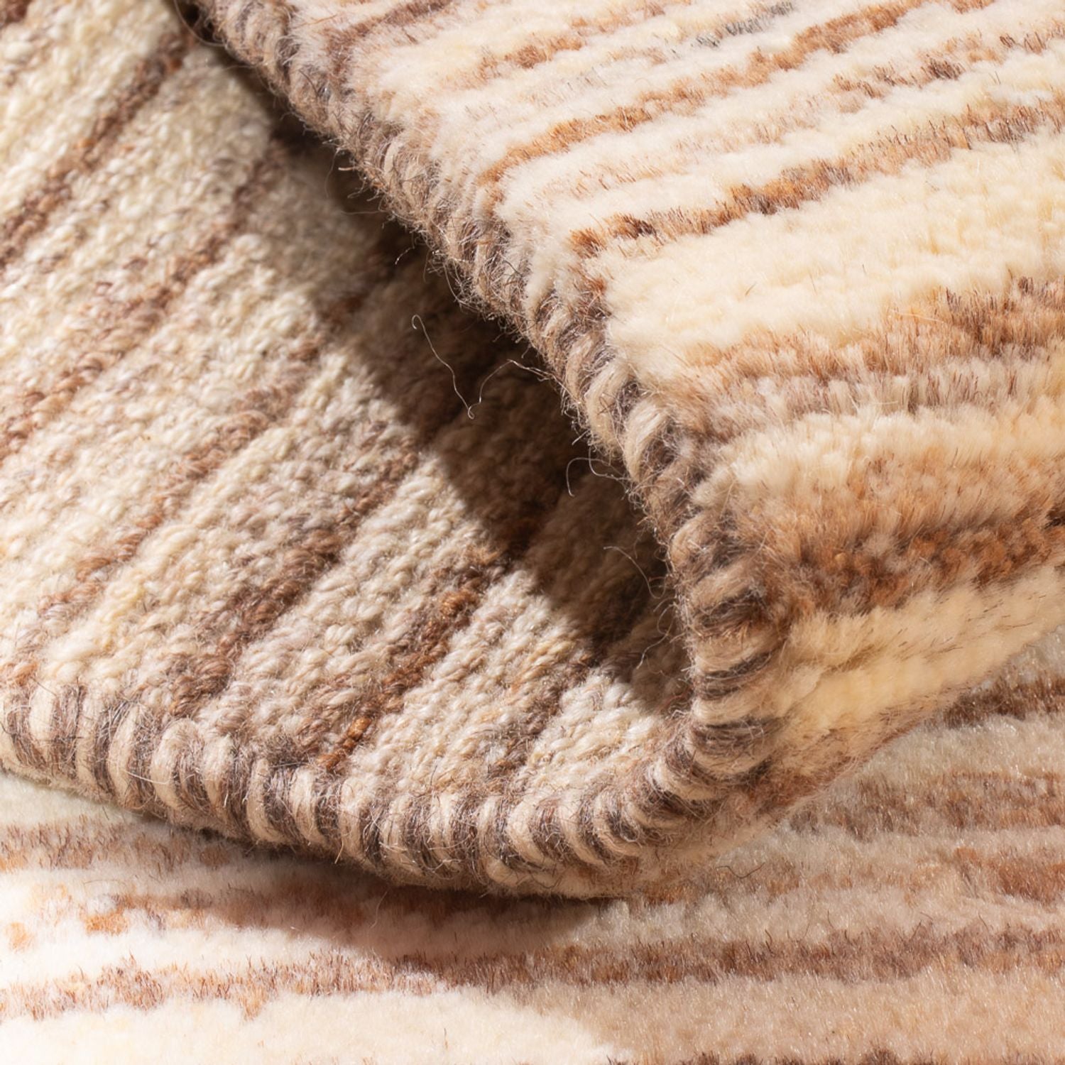 Gabbeh-tæppe - Persisk - 95 x 60 cm - lys beige