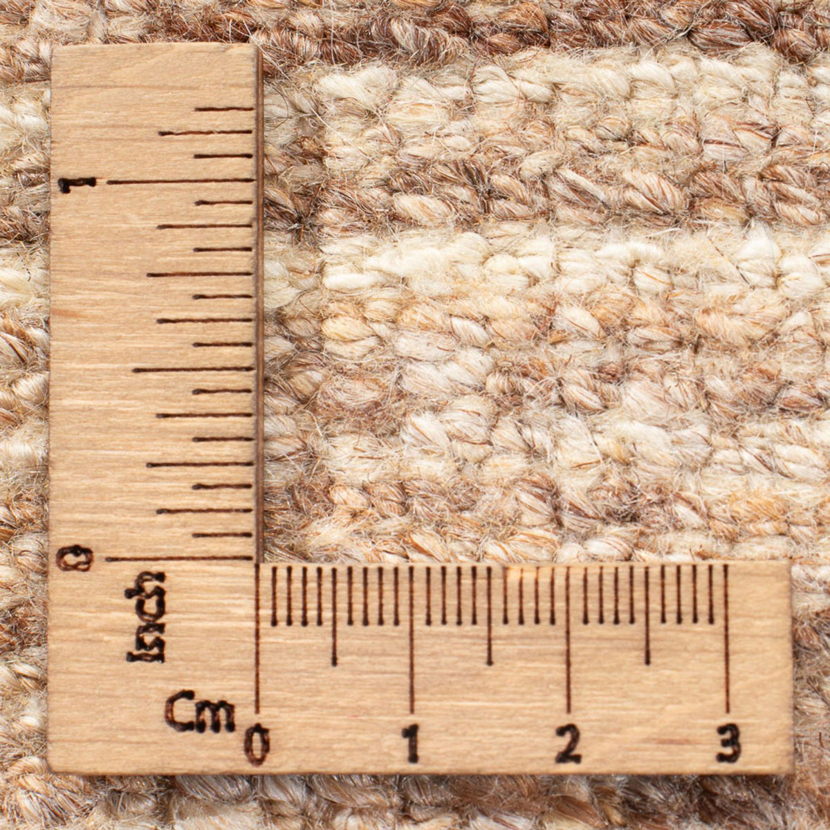 Gabbeh-tæppe - Persisk - 93 x 63 cm - lys beige