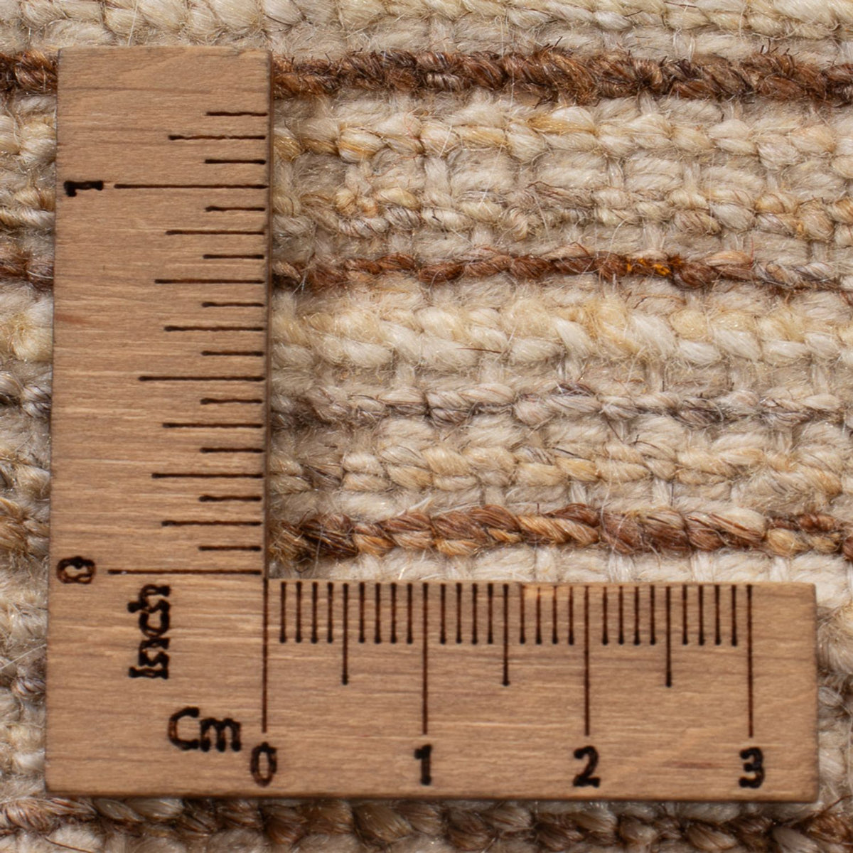 Gabbeh-tæppe - Persisk - 92 x 60 cm - lys beige