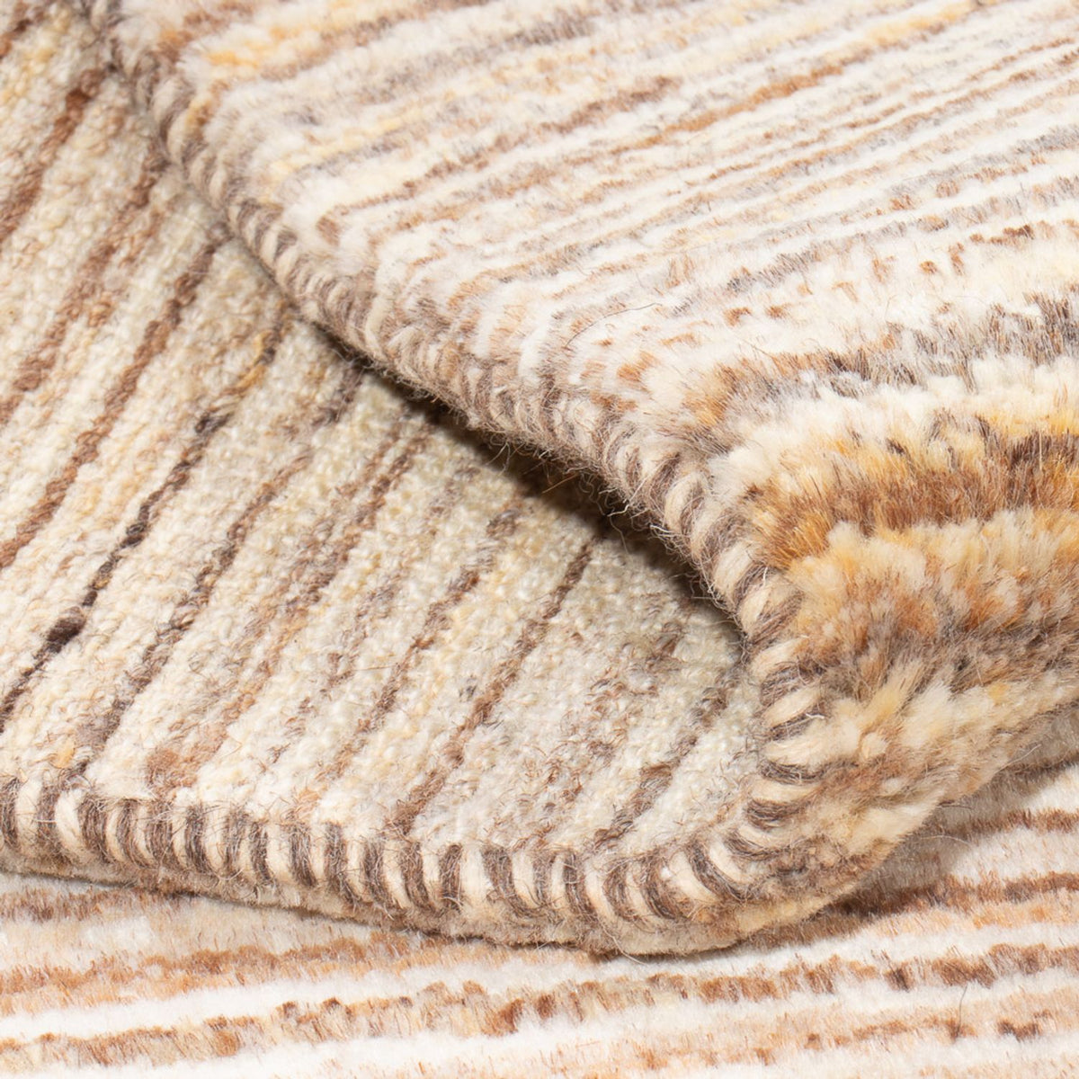 Gabbeh-tæppe - Persisk - 93 x 60 cm - lys beige