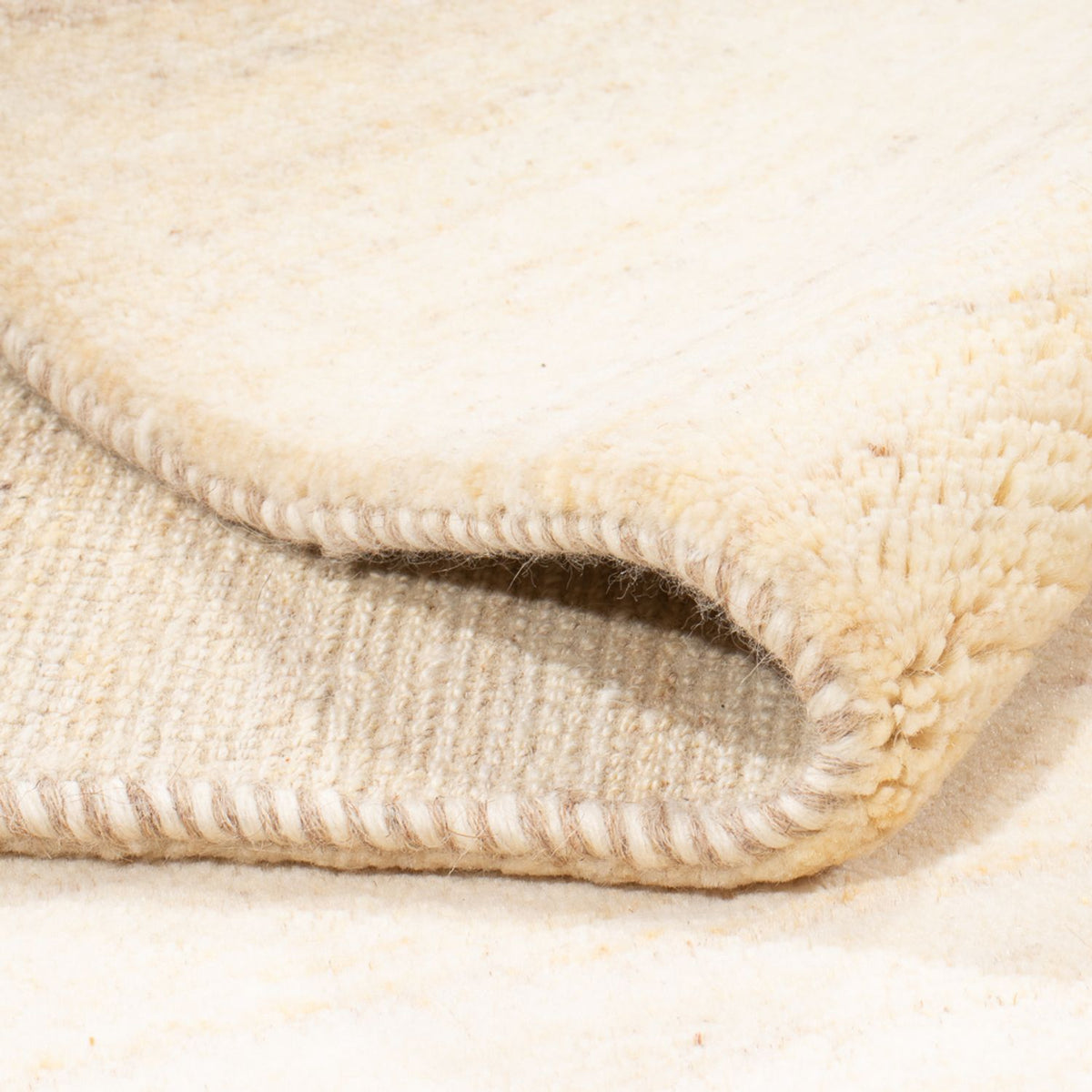 Gabbeh-tæppe - Persisk - 232 x 174 cm - lys beige