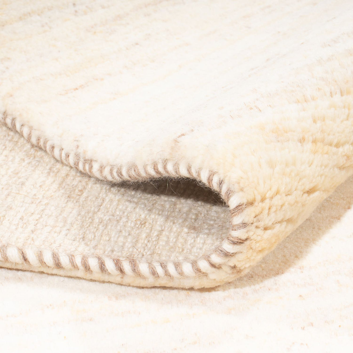 Gabbeh-tæppe - Persisk - 197 x 147 cm - beige